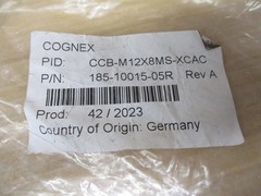 Cognex CCB-M12X8MS-XCAC Ethernet Cable Adapter 185-10015-05R
