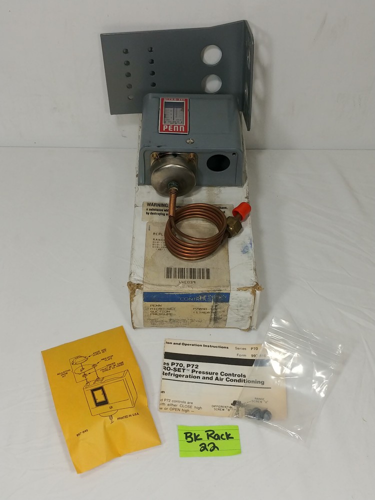 JOHNSON CONTROLS P70AB-12E / P70AB12E MICRO-SET PRESSURE CONTROL 4E039