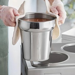 OCS Parts 4 Quart Stainless Steel Vegetable Inset Pot | 7.81″ x 7.5″