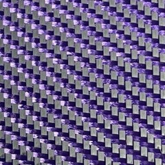 50″ Purple Carbon Fiber Color Hybrid Cloth (3k, 5.7oz, 50″ x 36″)