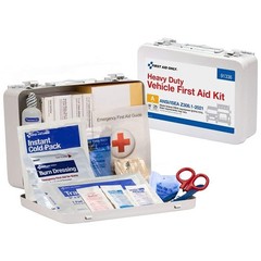 First Aid Only 91336 Vehicle First Aid Kit, ANSI A, 25-person