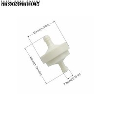 lawn Mower 1/4 Inch ID Inline Gas Fuel Filter Replacement for Briggs