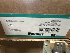 Panduit GEE99F-C Gromet Edging *Partially Used Roll* White/Clear