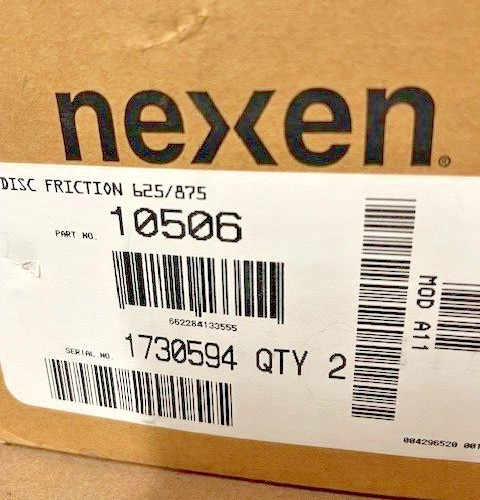 10506 DISC, FRICTION, 625/875 – NEXEN – HORTON **see description for quantity**
