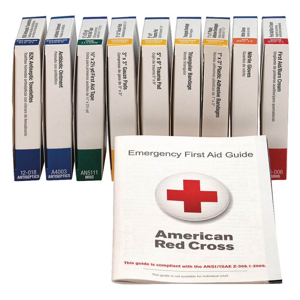 FIRST AID ONLY 740010 Complete Refill/Kit,65pcs,OSHA Compliant 36M333