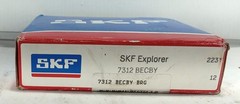 1 NEW SKF 7312 BECBY 60X130X31mm 1 ROW ANGULAR CONTACT BEARING NIB *MAKE OFFER*