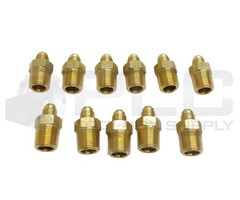 LOT OF 11 NEW 1/4″ X 1/2″ FLARE UNION