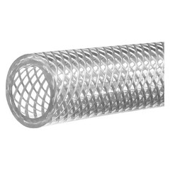 Zoro Select Zusa-Ht-2133 Nsf Reinforced Clear Pvc Tubing-3, 3A, Zusa-Ht-2133