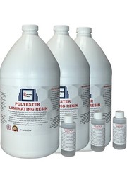 Polymer World Polyester Resin 3 Gallons For Boats RV’s Canoes Fiberglass Autos