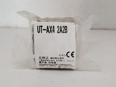 MITSUBISHI UT-AX4 2A2B AUXILIARY CONTACT BLOCK 2NO 2NC NIB