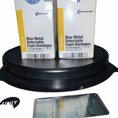 FIRST AID ONLY FAE-3110 SC 25 Blue Metal Foam Bandages, 1″x3″ Brand New Lot Of 2