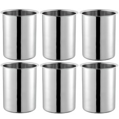 OCS Parts 6-Pack 2 Quart Stainless Steel Bain Marie Pots | 6-3/4″ x 4-3/8″