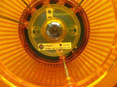 Allen-Bradley 855T-B24DN5 Amber Steady Incandescent Stack Light 49855HM