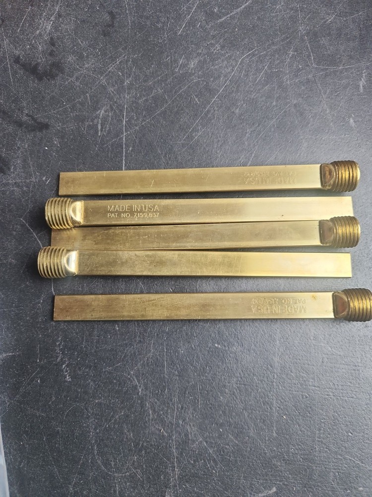 Brass Baffles Plug Part #SB14X5 BAG OF 5 MADE IN USA