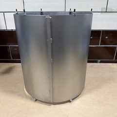 Eriez Magnetics Separator Drum Shell 16×15 SZ Stainless Steel