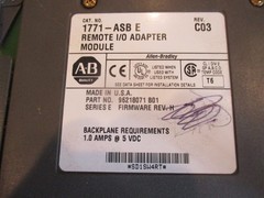 Allen Bradley Remote I/O Adapter Module Series E 1771-ASB/E 96218071B01
