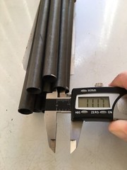 Carbon Fiber Tube 1/2″ x 63″ Made in USA. .44″/11.13mm ID .5 inch OD