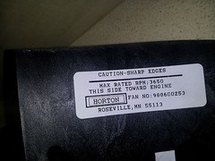 NOS Horton Fan Blade 998600253 988600253
