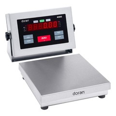 DORAN 43100/12 Checkweigher Scale,SS Pltfrm,100 lb. Cap 15W662