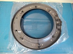 Whirlpool Front Load Washer Outer Door Frame, Silver W10260301