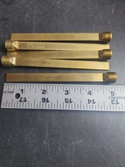 Brass Baffles Plug Part #SB14X5 BAG OF 5 MADE IN USA